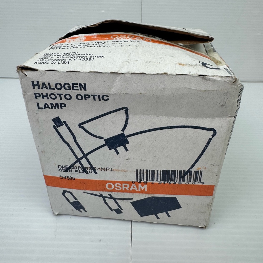 Osram 54500 DWE 650W 120V PAR36 G53 Medium Flood Par Lamp New Old Stock Open Box